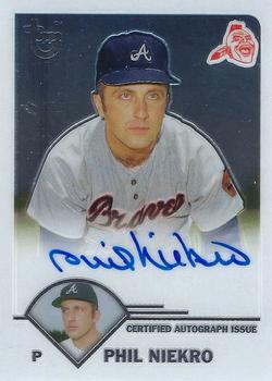 2003 Topps Retired Signature Edition - Autographs #TA-PN Phil Niekro Front