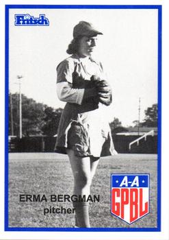 1995 Fritsch AAGPBL Series 1 #23 Erma Bergmann Front