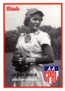 1995 Fritsch AAGPBL Series 1 #106 Jaynie Krick Front