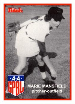 1995 Fritsch AAGPBL Series 1 #121 Marie Mansfield Front