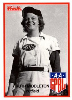 1995 Fritsch AAGPBL Series 1 #132 Ruth Middleton Front