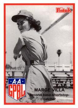 1995 Fritsch AAGPBL Series 1 #207 Marge Villa Front