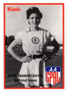 1995 Fritsch AAGPBL Series 1 #216 Evie Wawryshyn Front