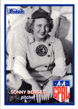 1996 Fritsch AAGPBL Series 2 #241 Sonny Berger Front