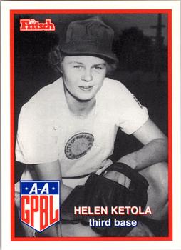 1996 Fritsch AAGPBL Series 2 #283 Helen Ketola Front