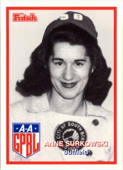 1996 Fritsch AAGPBL Series 2 #319 Anne Surkowski Front