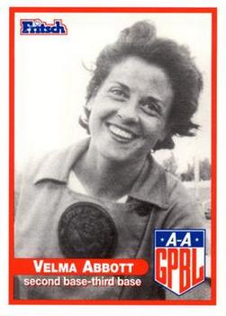 2000 Fritsch AAGPBL Series 3 #342 Velma Abbott Front