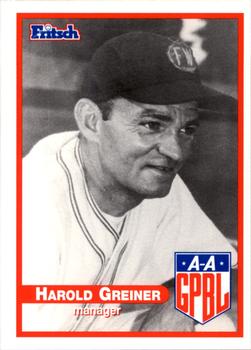 2000 Fritsch AAGPBL Series 3 #370 Harold Greiner Front