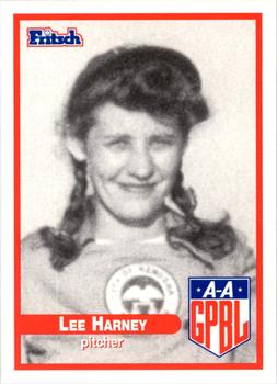 2000 Fritsch AAGPBL Series 3 #373 Lee Harney Front