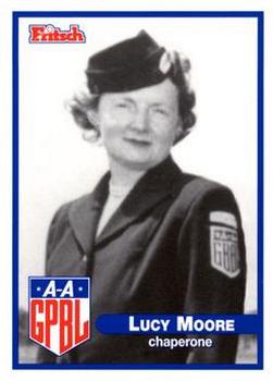 2002 Fritsch AAGPBL Update Series #417 Lucy Moore Front