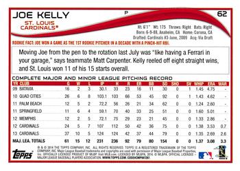 2014 Topps - Red #62 Joe Kelly Back