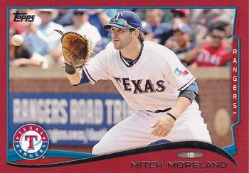 2014 Topps - Red #94 Mitch Moreland Front
