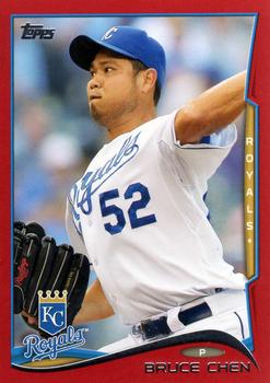 2014 Topps - Red #151 Bruce Chen Front