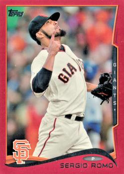 2014 Topps - Red #251 Sergio Romo Front