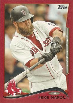 2014 Topps - Red #473 Mike Napoli Front