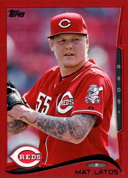 2014 Topps - Red #597 Mat Latos Front