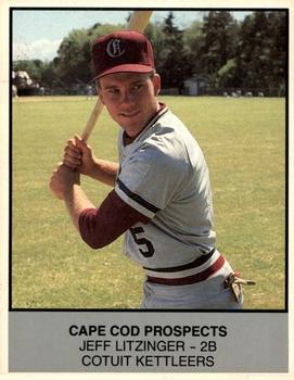 1988 Ballpark Cape Cod League Prospects #8 Jeff Litzinger Front
