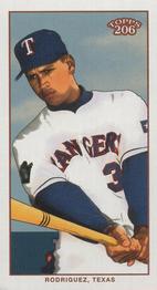 2002 Topps 206 - Sweet Caporal Black #308b Alex Rodriguez Front