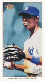 2002 Topps 206 - Sweet Caporal Black #312 Alfonso Soriano Front