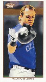 2002 Topps 206 - Sweet Caporal Red #318 Larry Walker Front