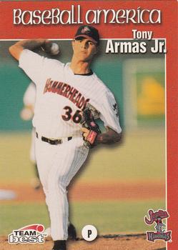 1999 Team Best Baseball America #6 Tony Armas Jr. Front