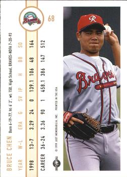 1999 Just #68 Bruce Chen Back