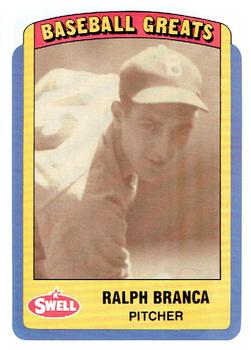 1990 Swell Baseball Greats #133 Ralph Branca Front