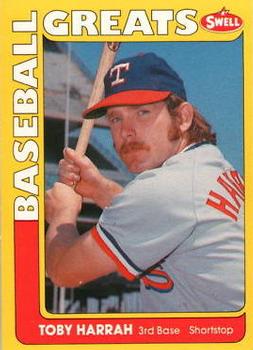 1991 Swell Baseball Greats #37 Toby Harrah Front