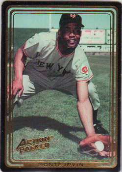 1993 Action Packed All-Star Gallery Series I #10 Monte Irvin Front