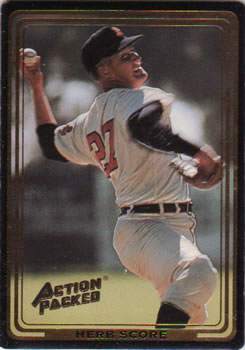 1993 Action Packed All-Star Gallery Series I #79 Herb Score Front