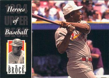 1994 Upper Deck All-Time Heroes #220 Lou Brock Front