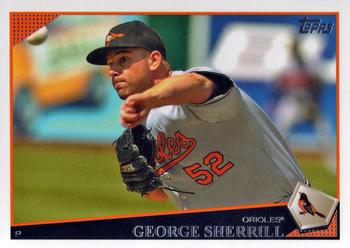 2009 Topps #18 George Sherrill Front