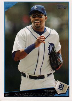 2009 Topps #76 Marcus Thames Front