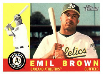 2009 Topps Heritage #116 Emil Brown Front