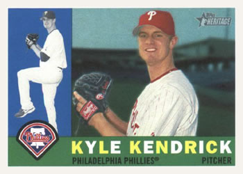 2009 Topps Heritage #185 Kyle Kendrick Front