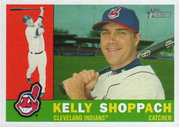 2009 Topps Heritage #77 Kelly Shoppach Front