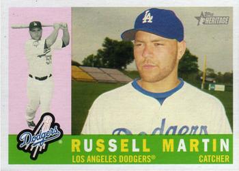 2009 Topps Heritage #88 Russell Martin Front