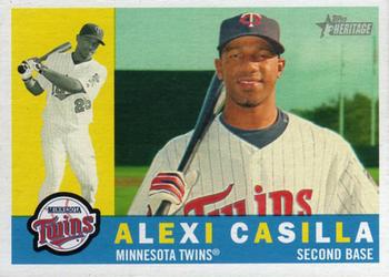 2009 Topps Heritage #114 Alexi Casilla Front