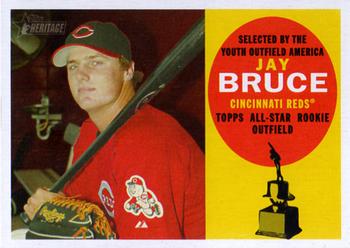 2009 Topps Heritage #320 Jay Bruce Front