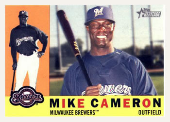 2009 Topps Heritage #39 Mike Cameron Front