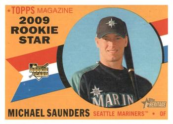 2009 Topps Heritage #517 Michael Saunders Front
