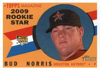 2009 Topps Heritage #519 Bud Norris Front
