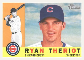 2009 Topps Heritage #47 Ryan Theriot Front