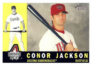2009 Topps Heritage #58 Conor Jackson Front
