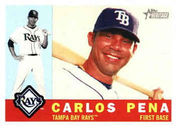 2009 Topps Heritage #79 Carlos Pena Front
