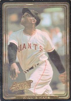 1993 Action Packed All-Star Gallery Series I - Gold #14G Willie Mays Front