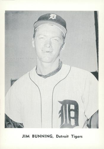 1960 Jay Publishing Detroit Tigers  #NNO Jim Bunning Front