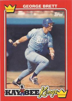 1990 Topps Kay-Bee Kings of Baseball #4 George Brett Front