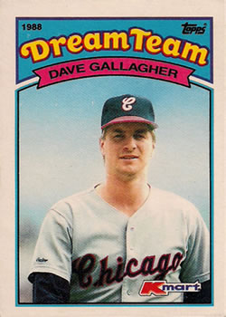 1989 Topps Kmart Dream Team #7 Dave Gallagher Front