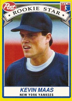 1991 Post Cereal #30 Kevin Maas Front